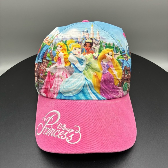 Disney Other - Disney Parks Princess Hat Youth Girls Adjustable Magic Kingdom Suede Brim